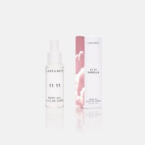 Lake & Skye 11 11 Vanilla Body Oil, 10mL • NEW IN BOX • Body Oil